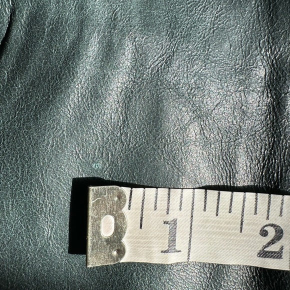 Theory Forest Green and Black Lambskin Leather Jacket EUC - Picture 12 of 14